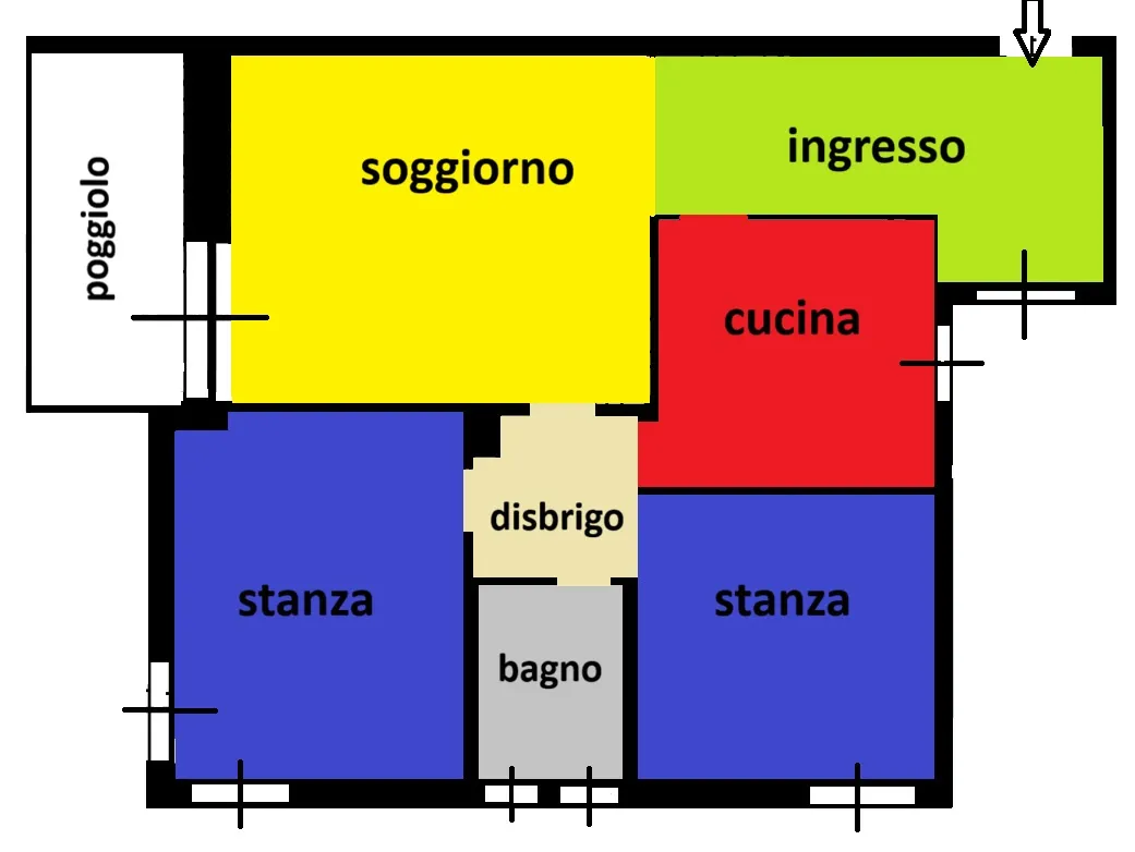 Prestigioso appartamento con terrazza, garage e posto auto a San Camillo - immagine 11