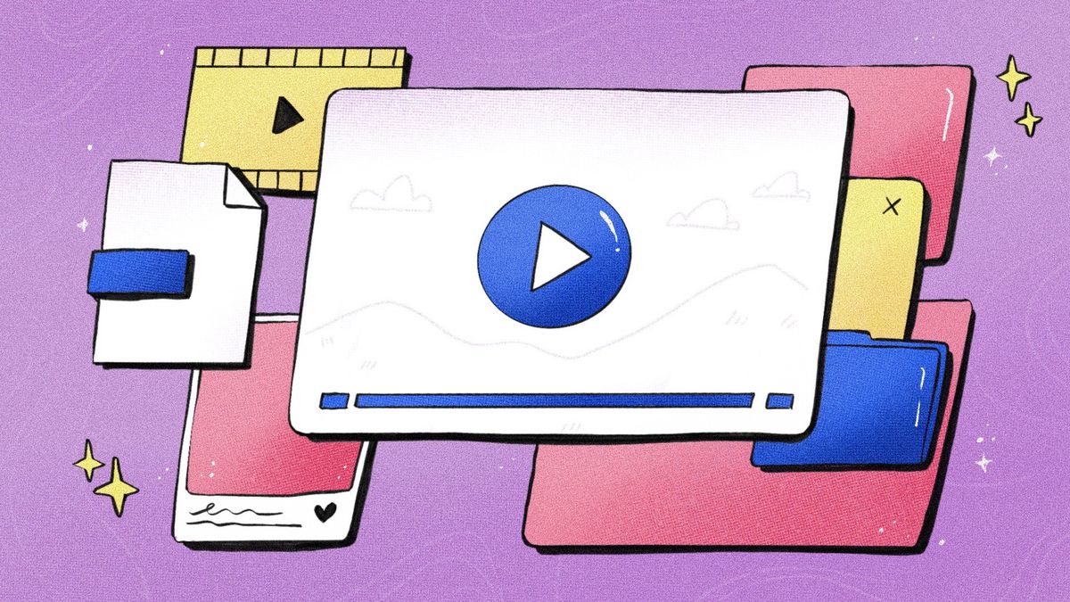 Play Button Videoformate