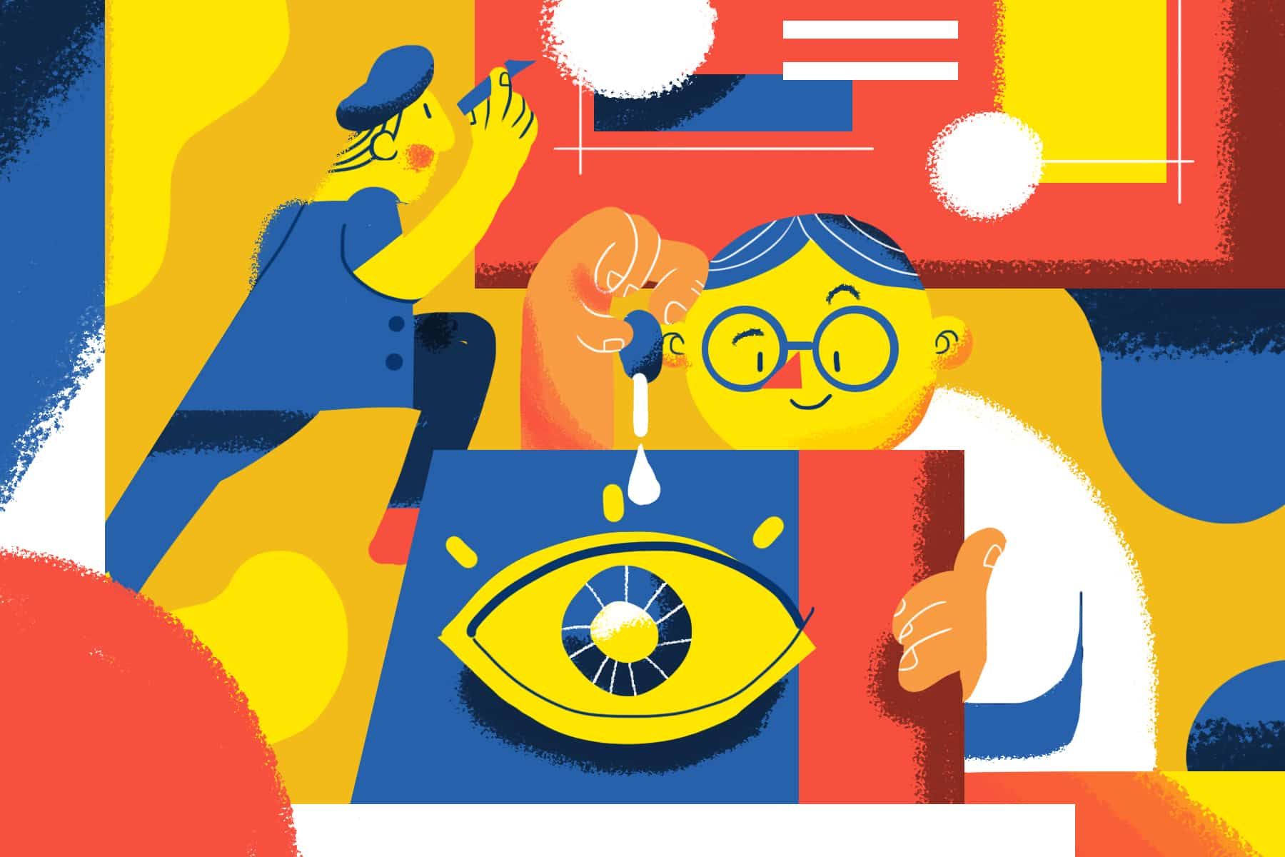 Illustration "visual Storytelling- the fine art of Marketing"