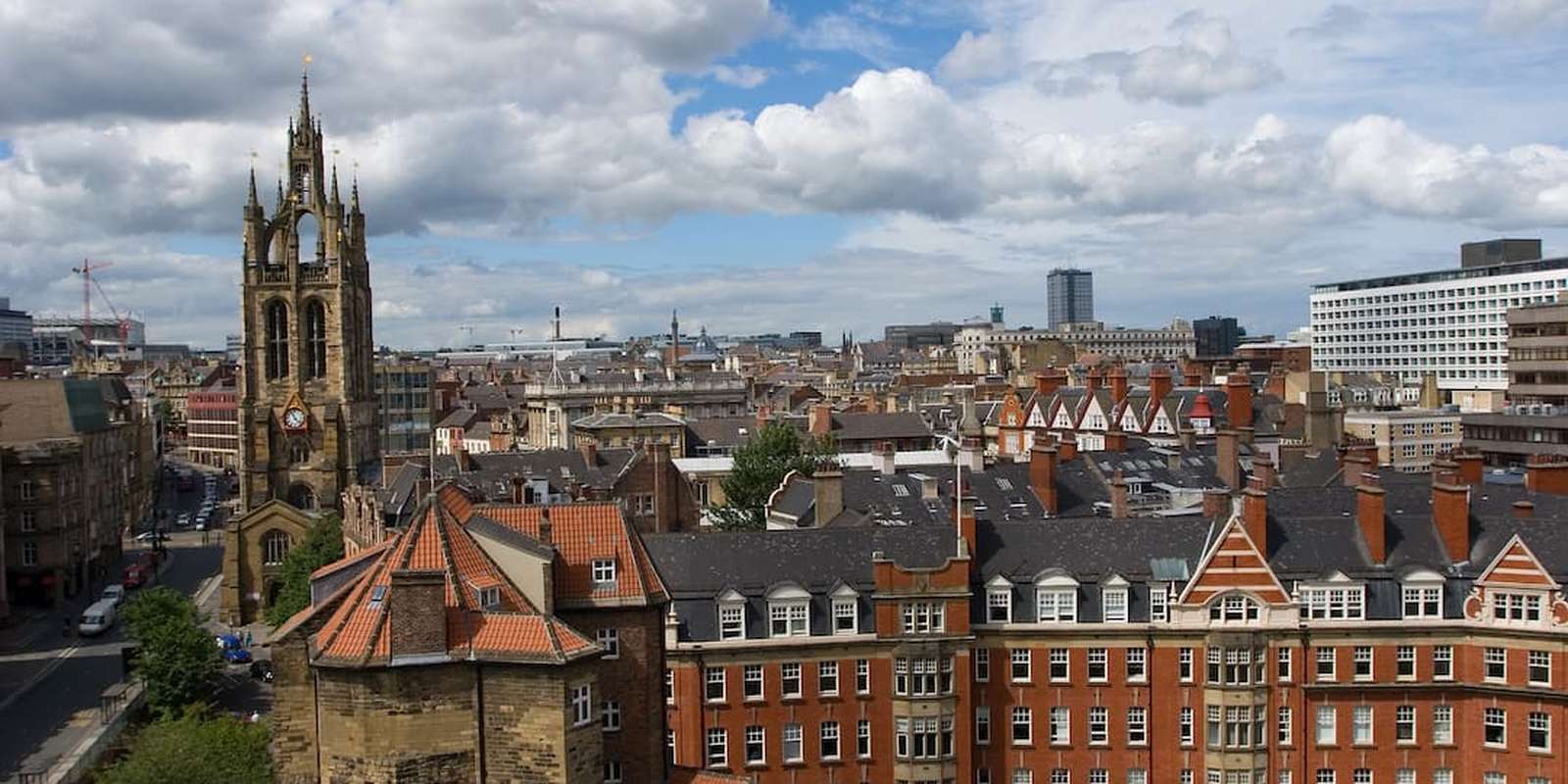 Aerial view of newcastle