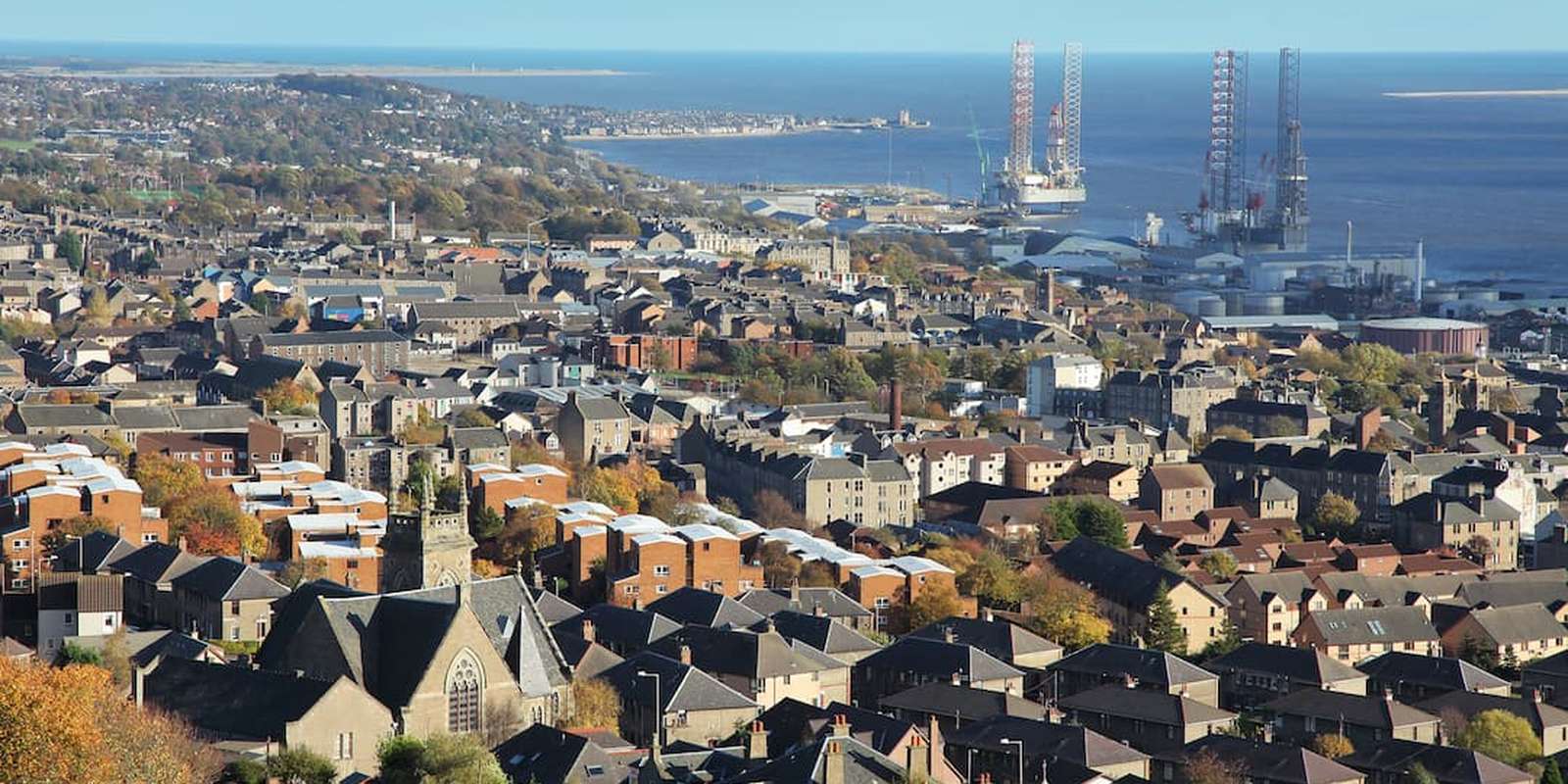Aerial view of dundee