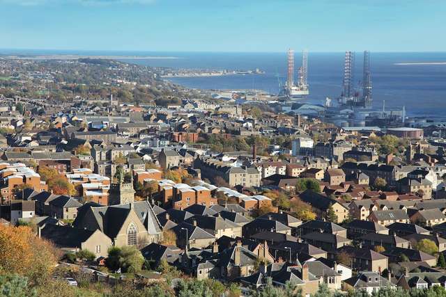 Aerial view of dundee