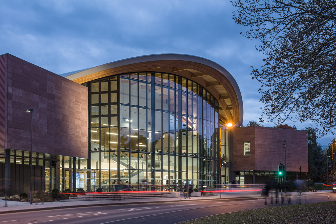 Outside photo of the university of Warwick