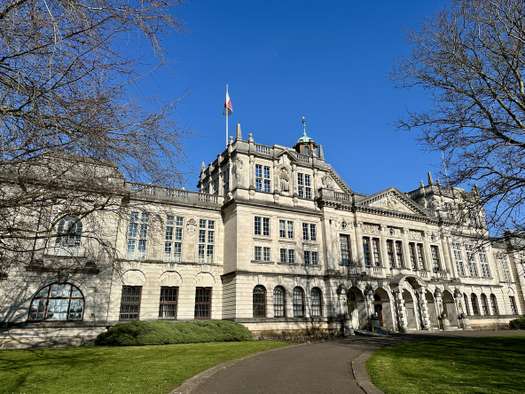 Cardiff university front view