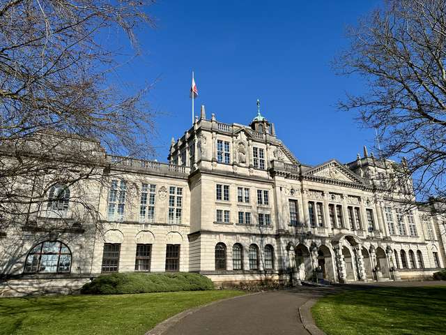 Cardiff university front view