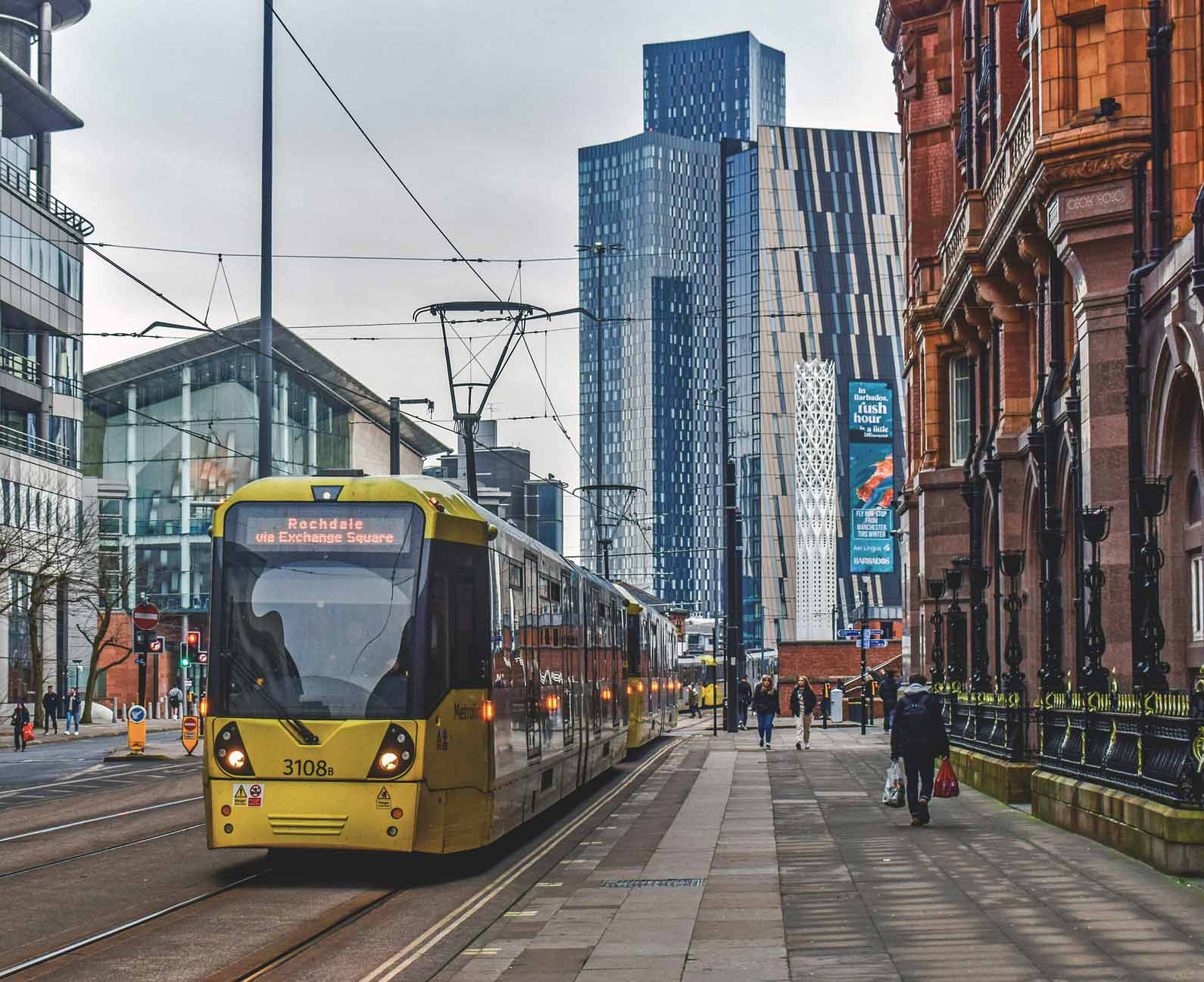 Manchester cityscape image
