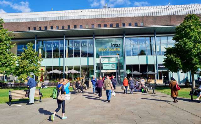Intu eldon square shopping centre in newcastle