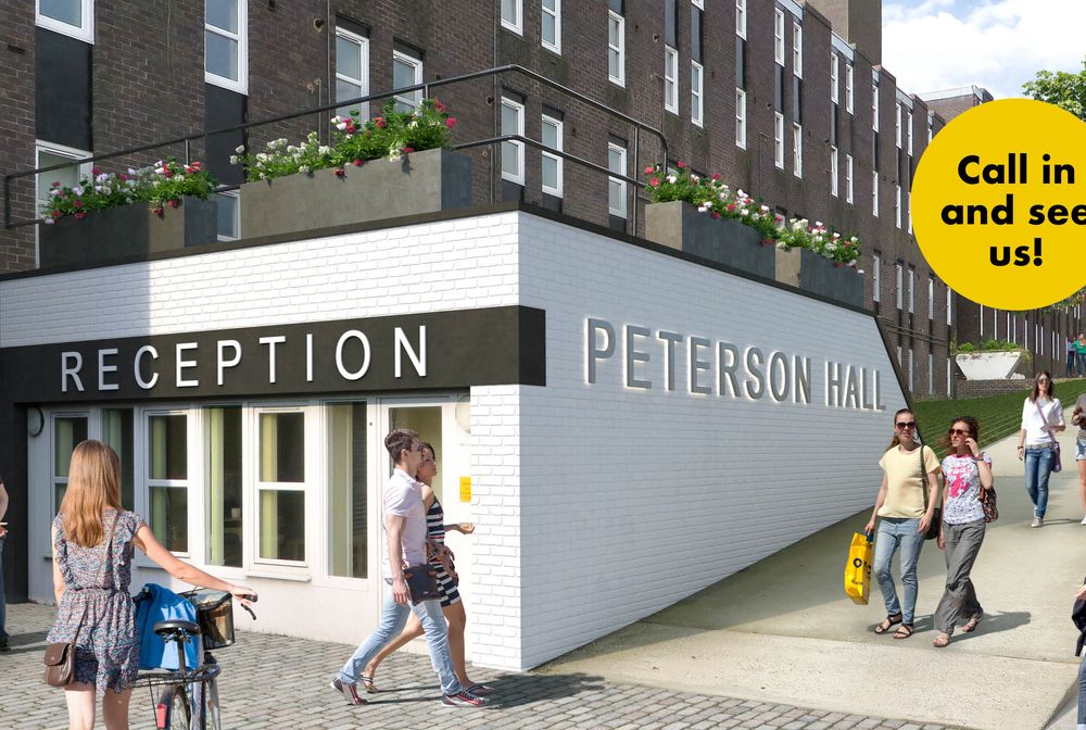 Peterson Hall call in and see us web banner