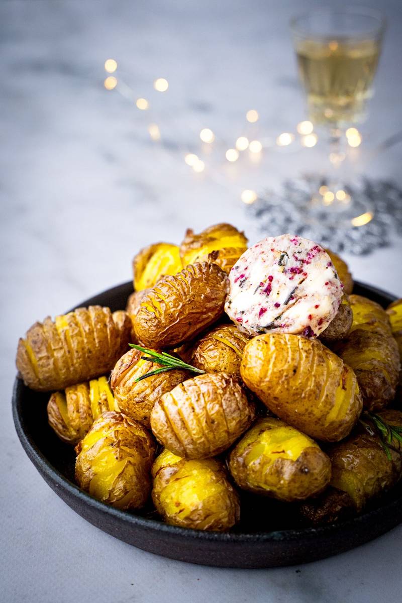 Aardappeltjes met kerstboter