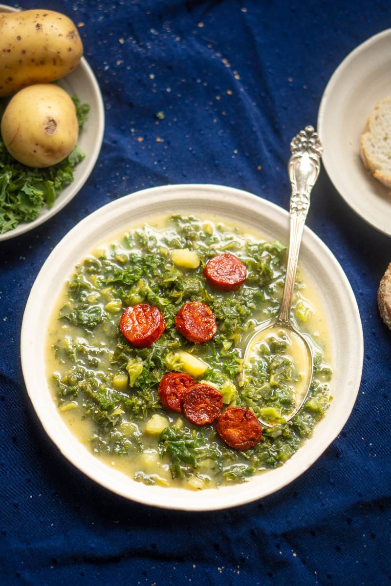 Portugese caldo verde (foodfotografie en receptontwikkeling)
