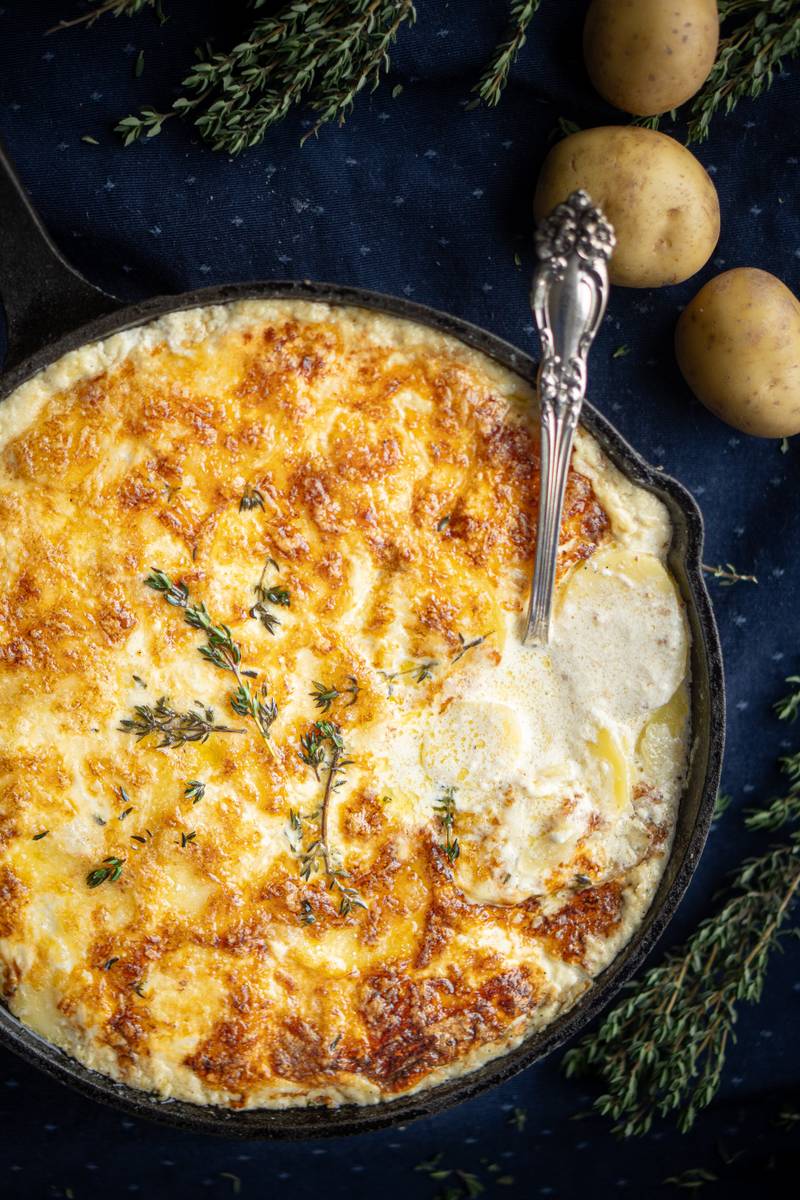 Aardappelgratin (receptontwikkeling en food fotografie voor Culy)