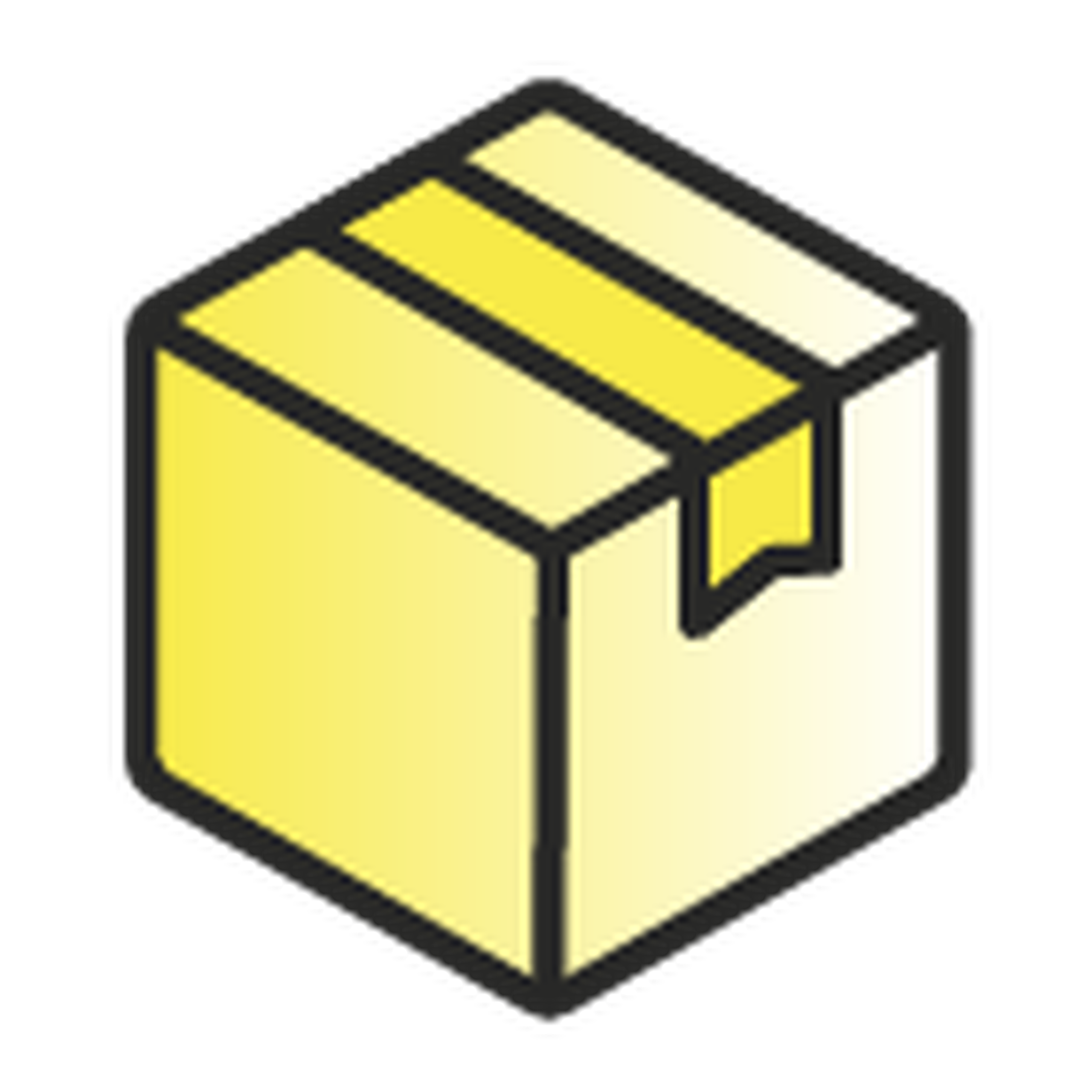 standard shipping box icon