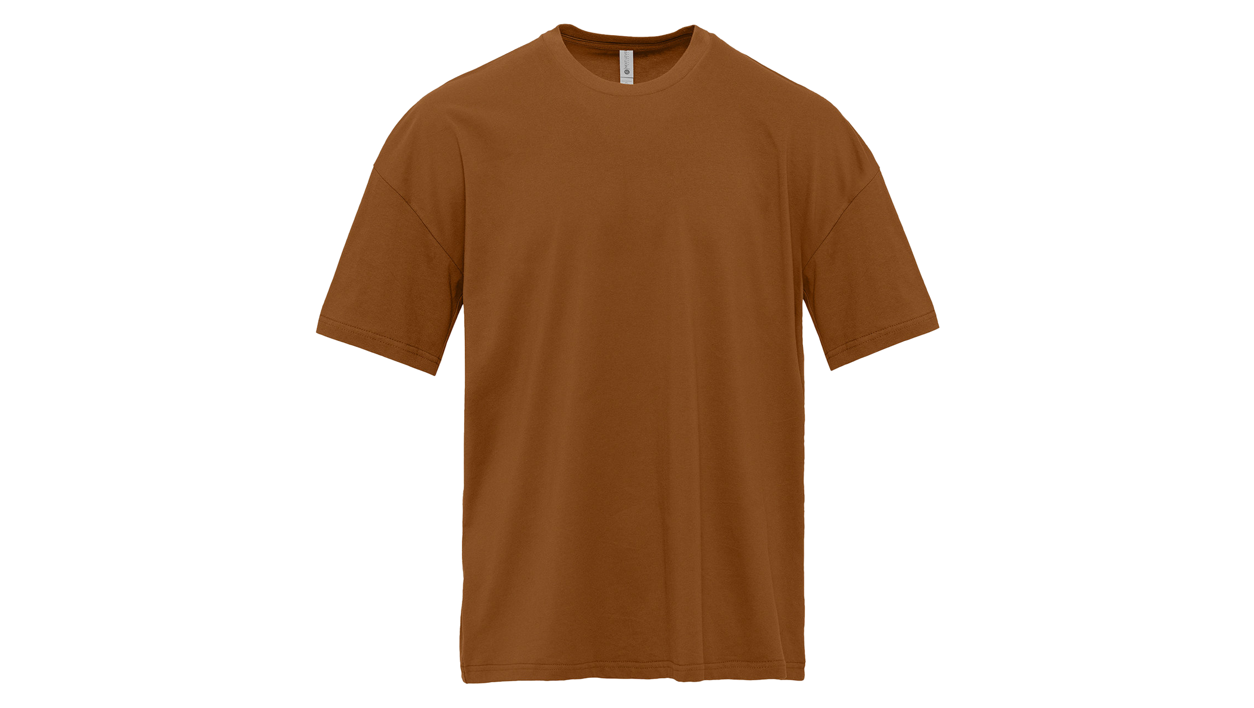 flat clay next level apparel heavyweight t-shirt