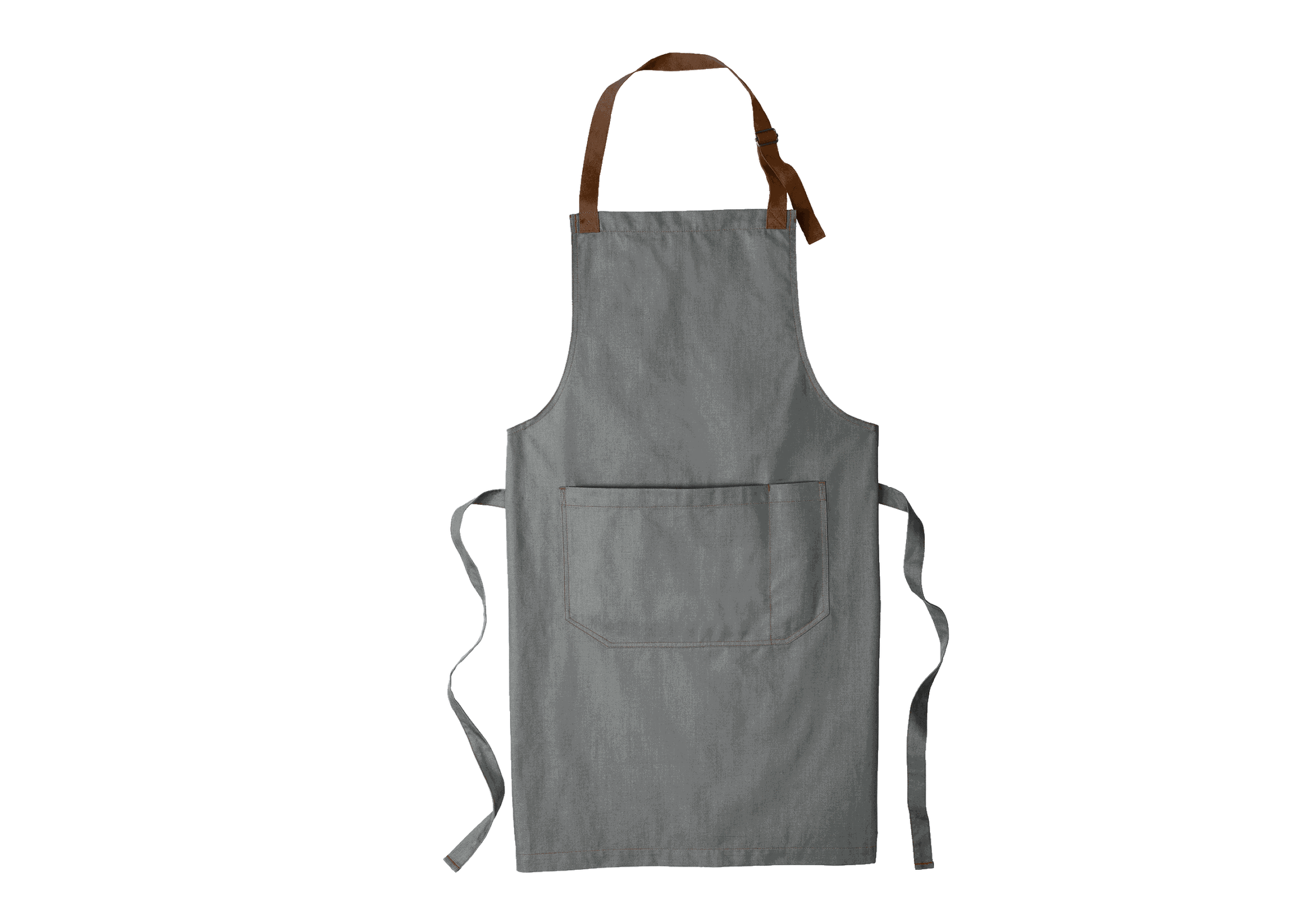 flat grey port authority apron