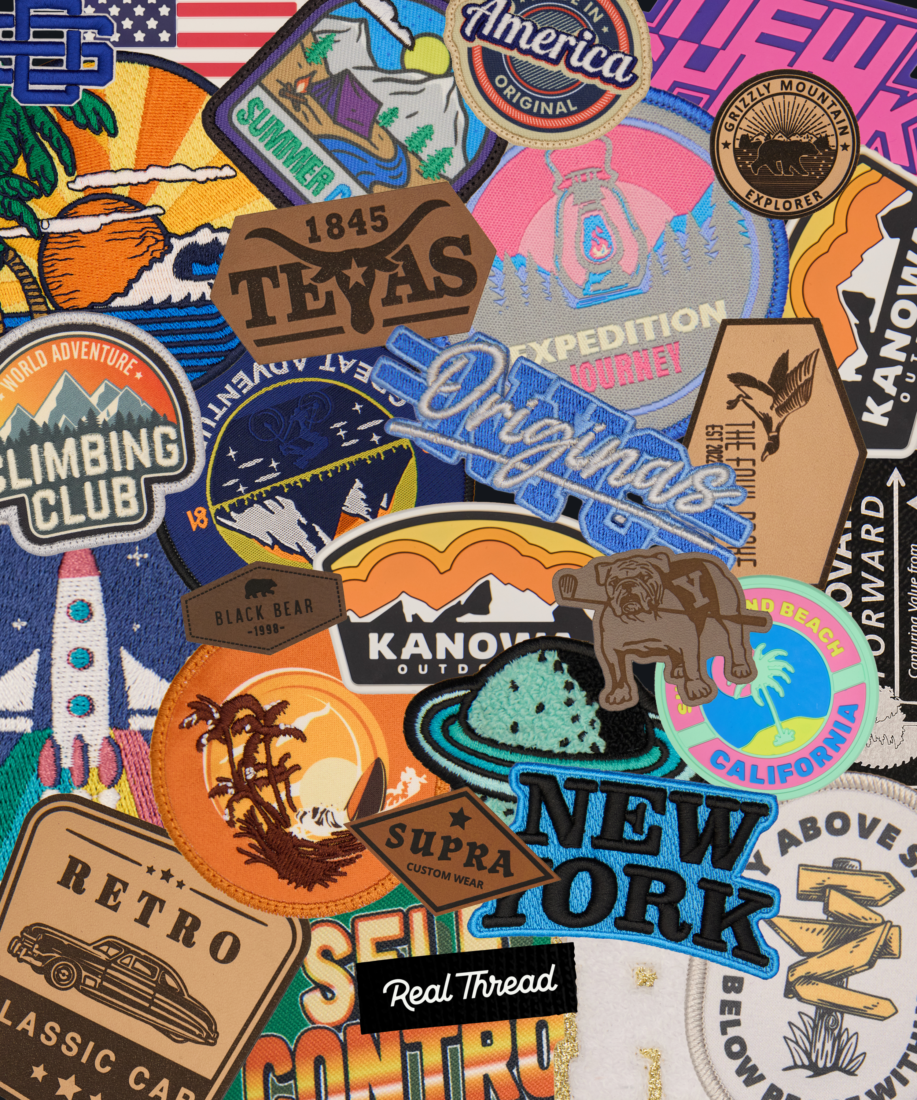 Patch Background Thread Custom Patches | Real Thread