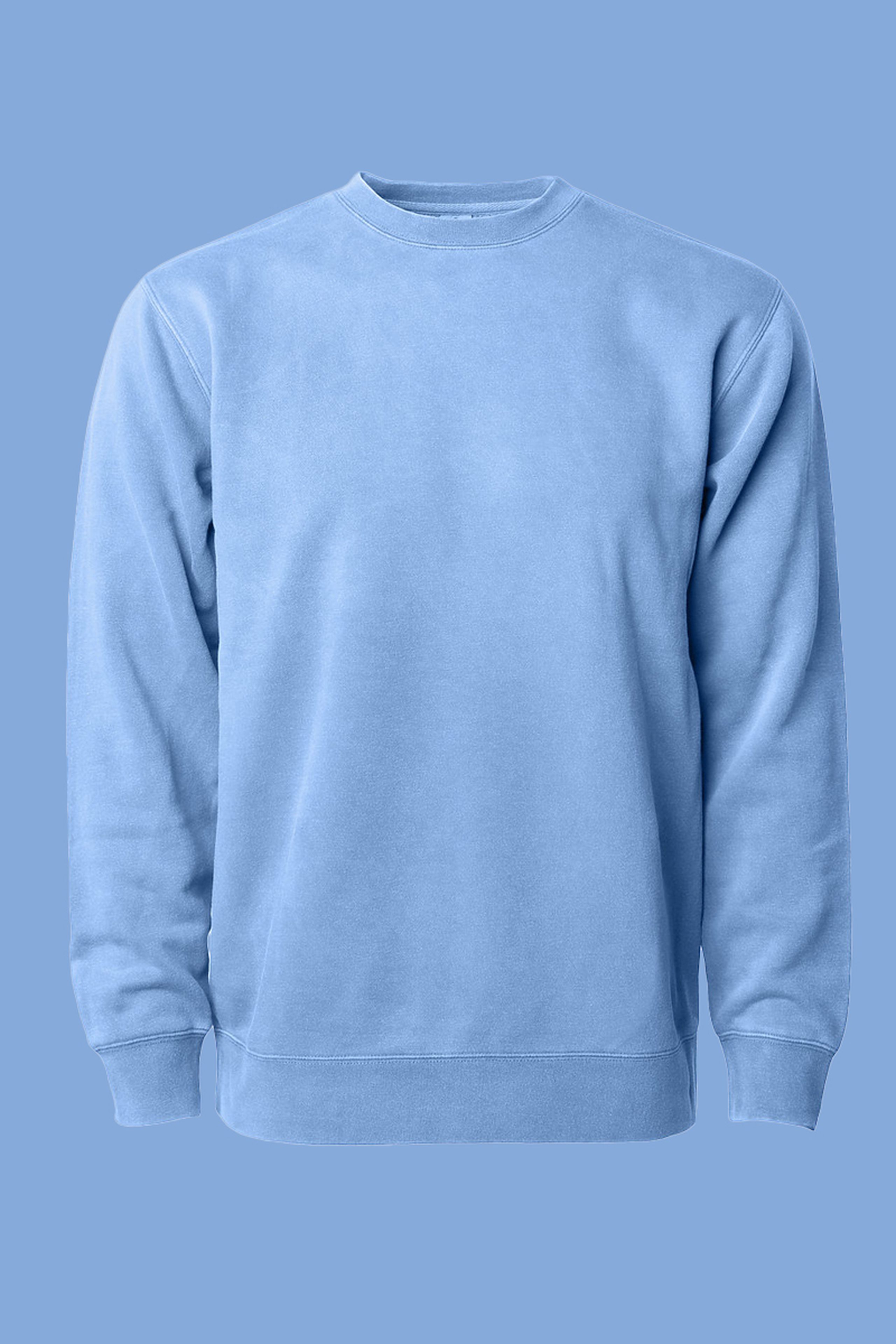 light blue color independent prm3500 crewneck sweatshirt