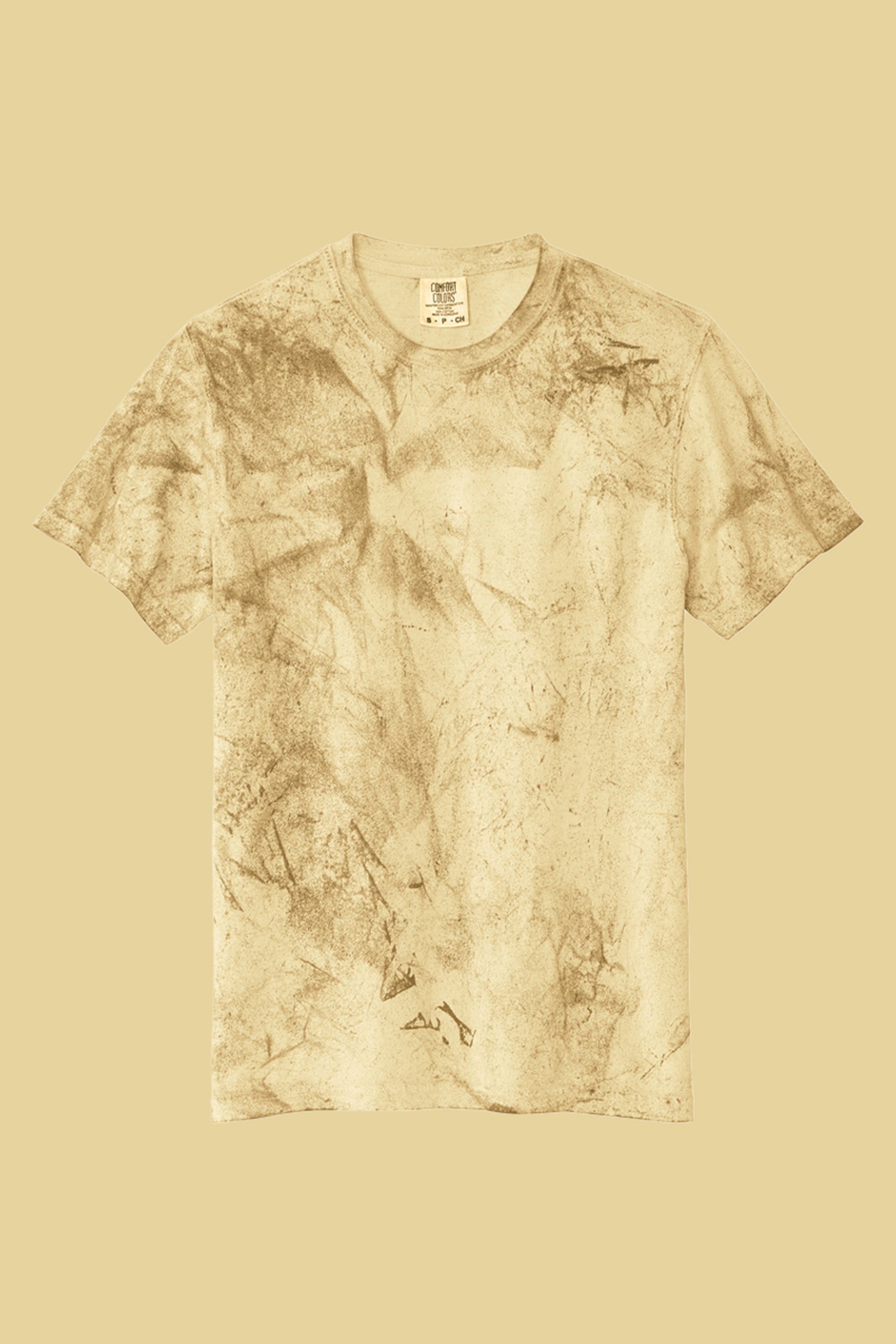 citrine color comfort colors 1745 tee