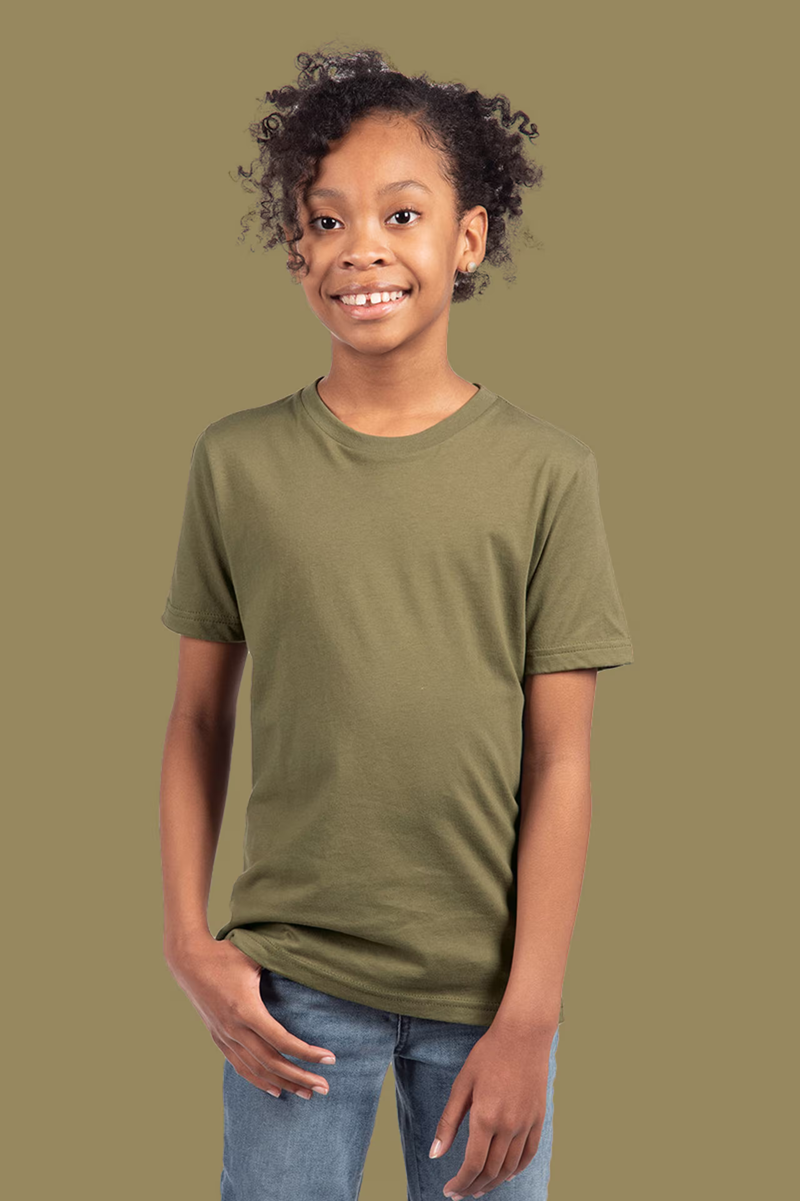 next level 3310 t-shirt - military green