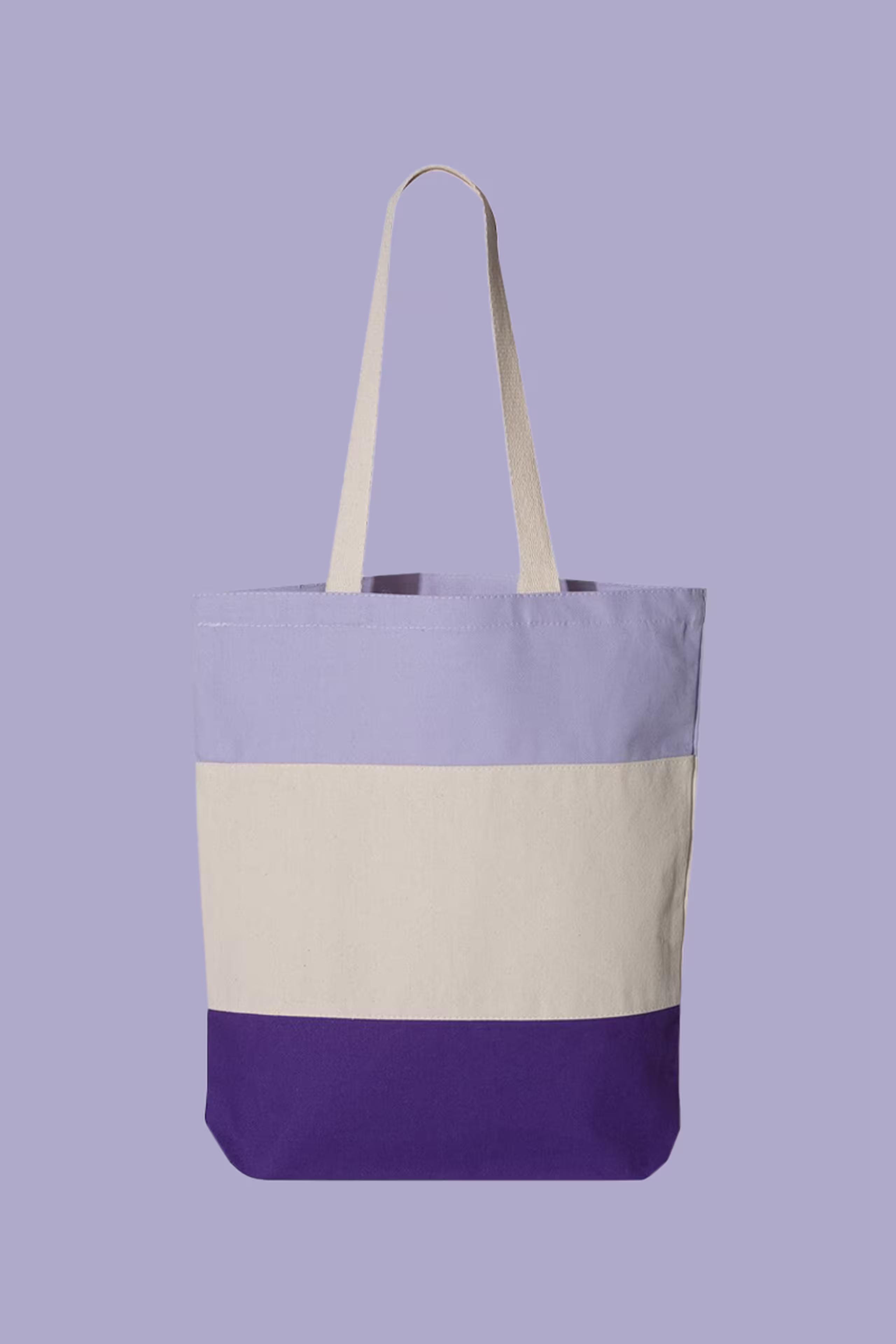 purple natural lavender totes