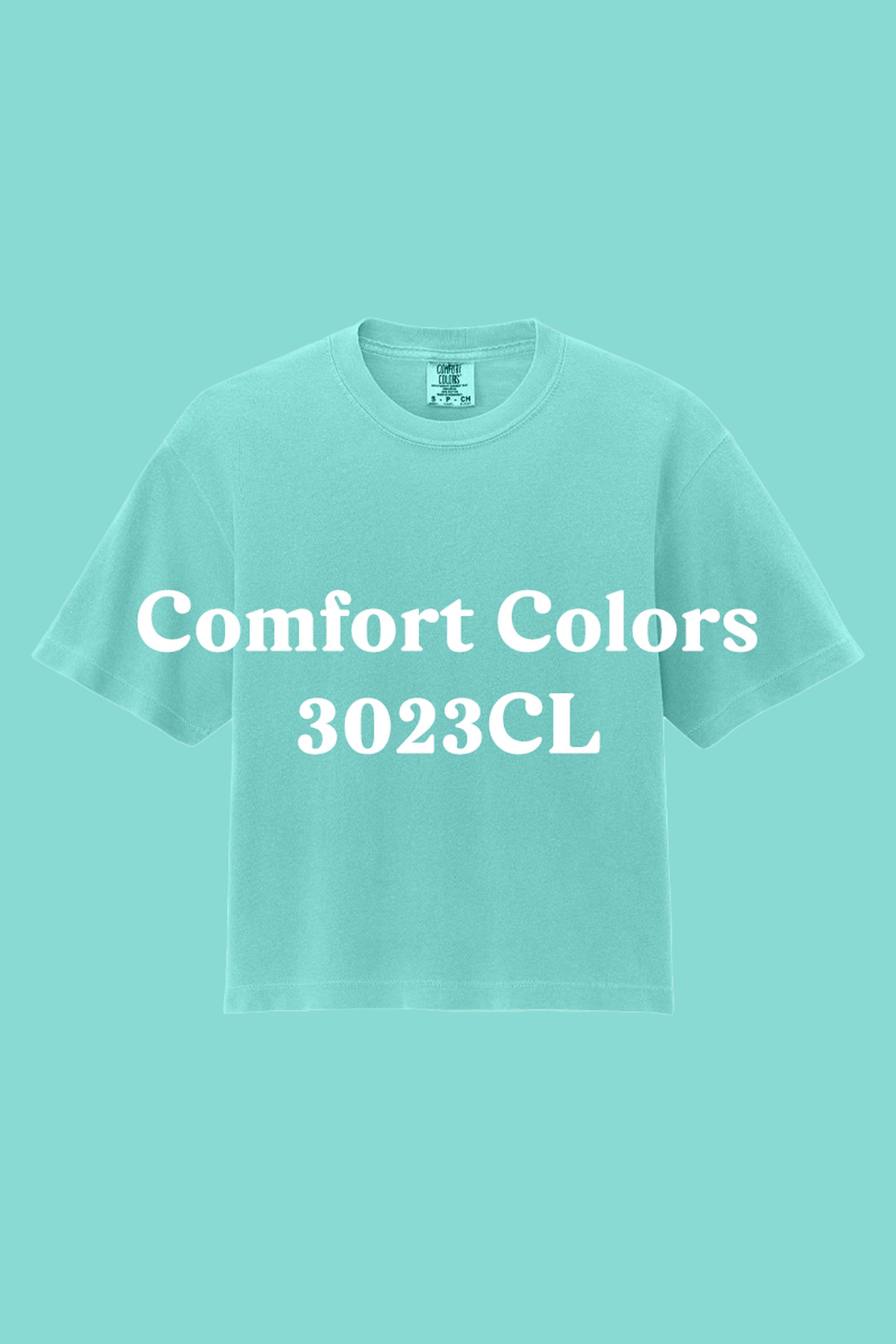 chalky mint comfort colors 3032CL women's heavyweight tee