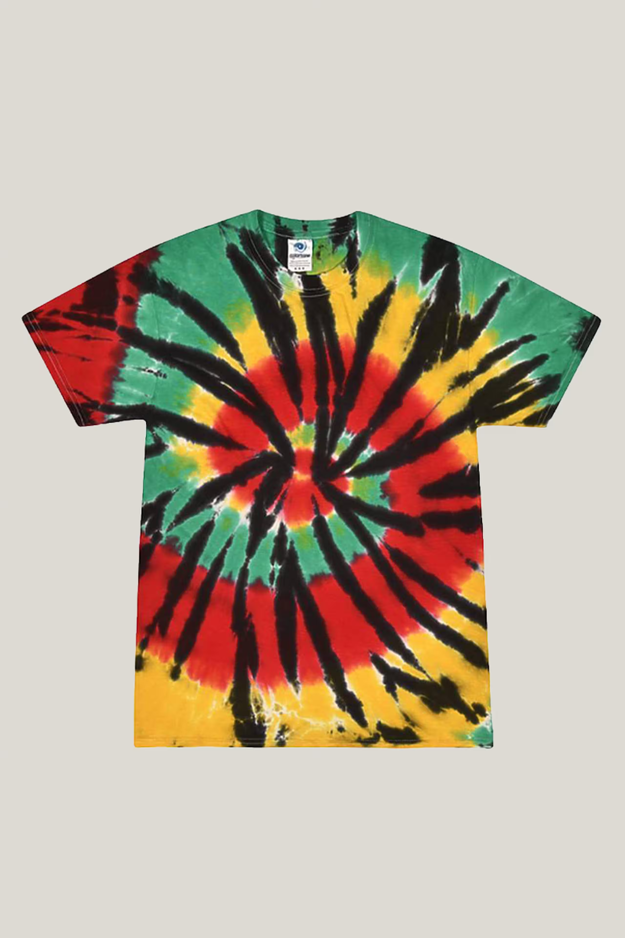 rasta tie-dye t-shirt