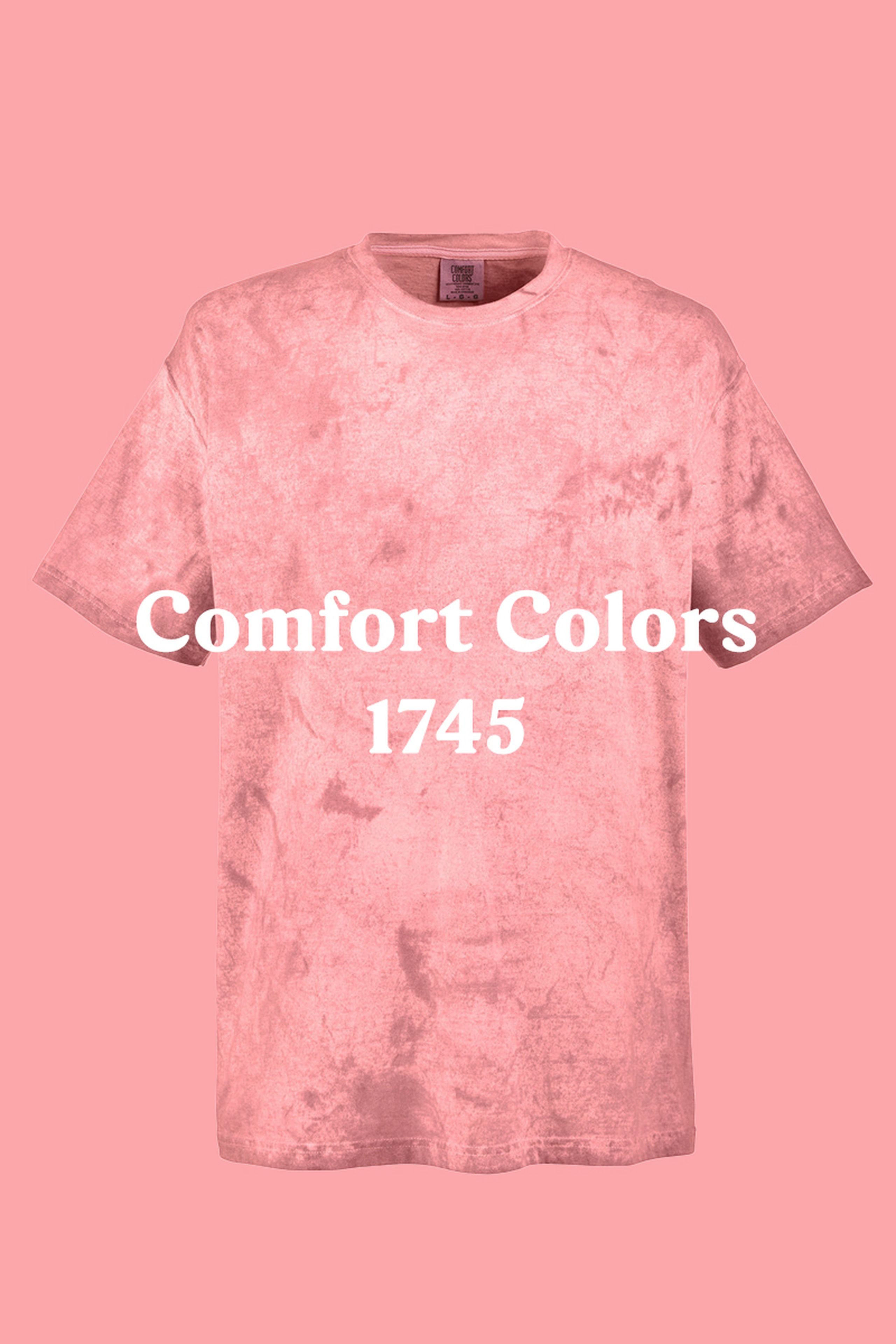 clay color of Comfort Colors 1745