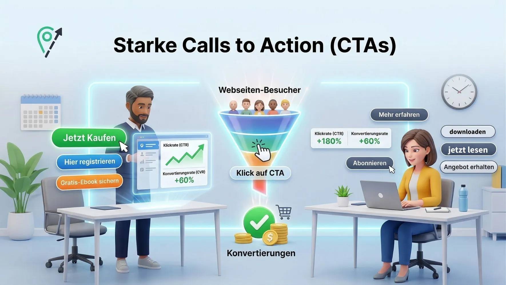 Call to Action (CTA): So formuliert ihr Handlungsaufforderungen, die wirklich geklickt werden