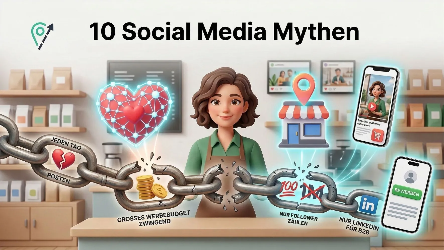 Social Media Mythen 2026: 10 Irrtümer, die euer lokales Business Reichweite kosten