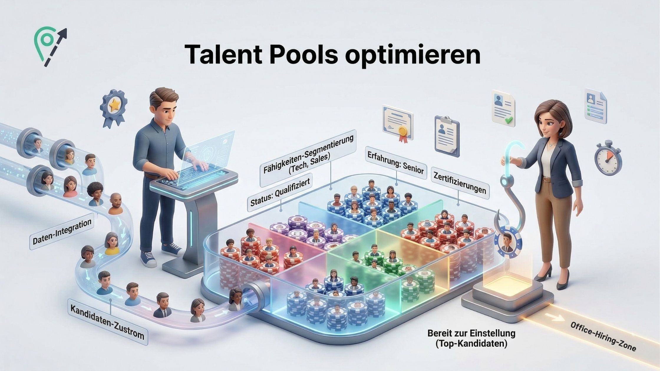 Matrix Talent Pool Talent Pools optimieren ᐅ In 8 Schritten zu mehr Top-Talenten