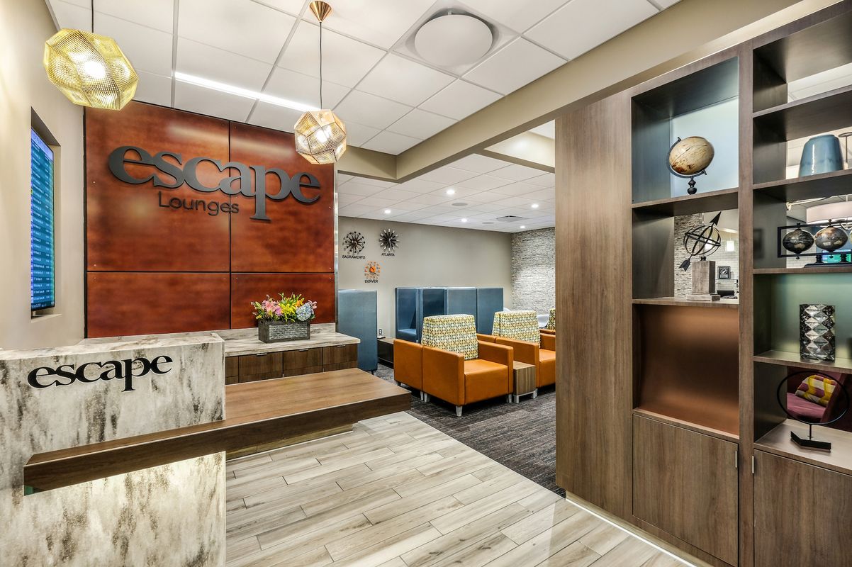 Sacramento International Airport Terminal B Escape Lounges hero