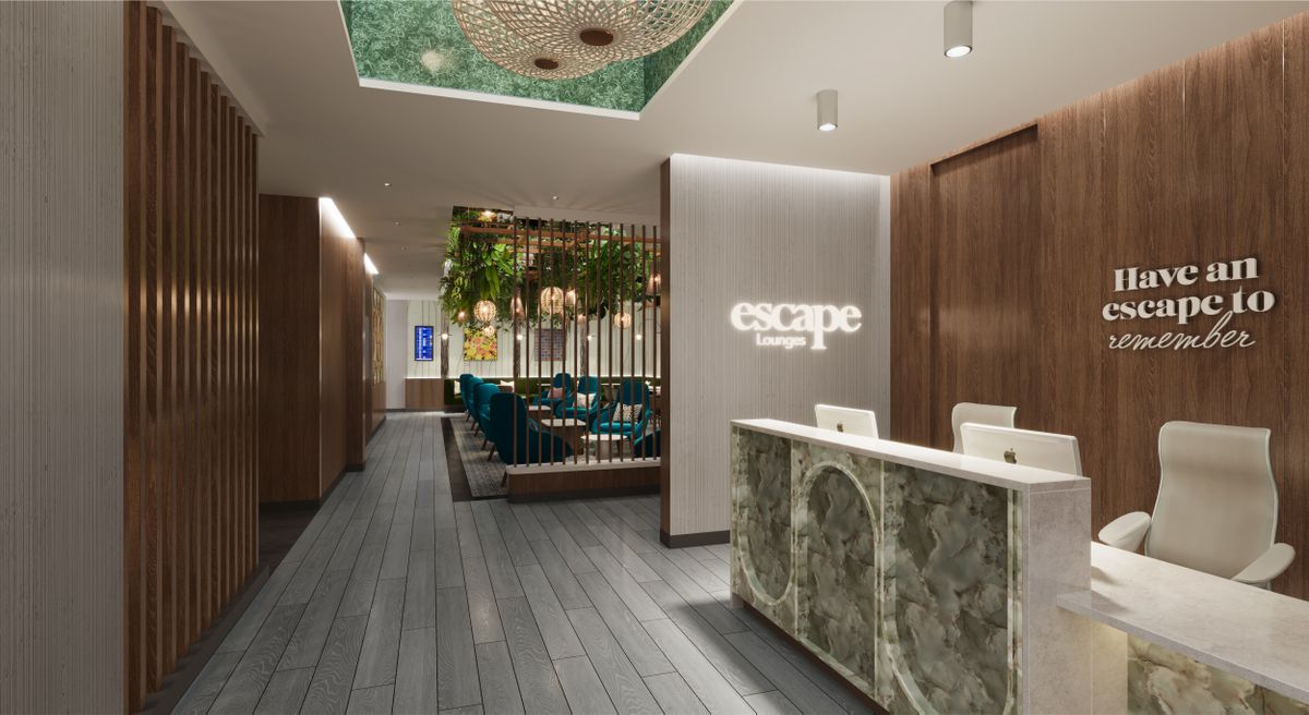 BRS Escape Lounge render entrance