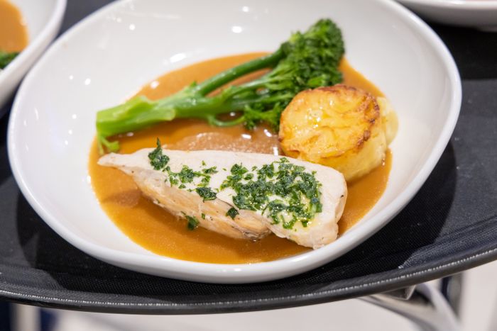 Seated Dining meal in The Executive