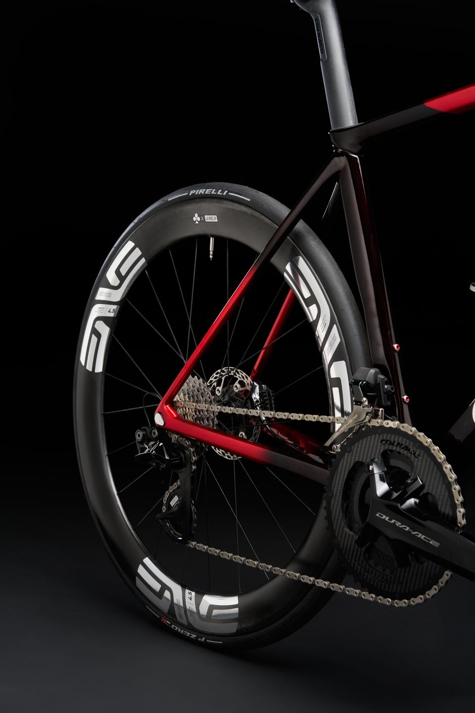 Chainring Carbon-Ti special limited edition custom Colnago 52-36t Colnago
