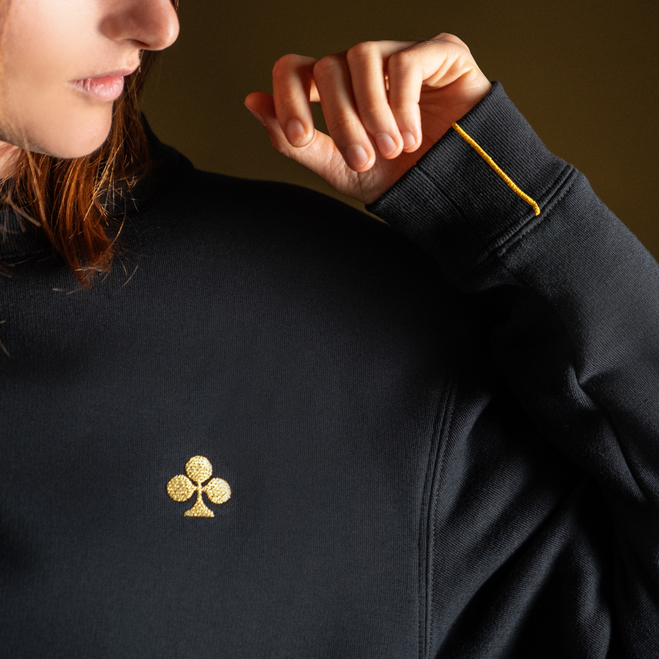 Black round neck sweatshirt Colnago