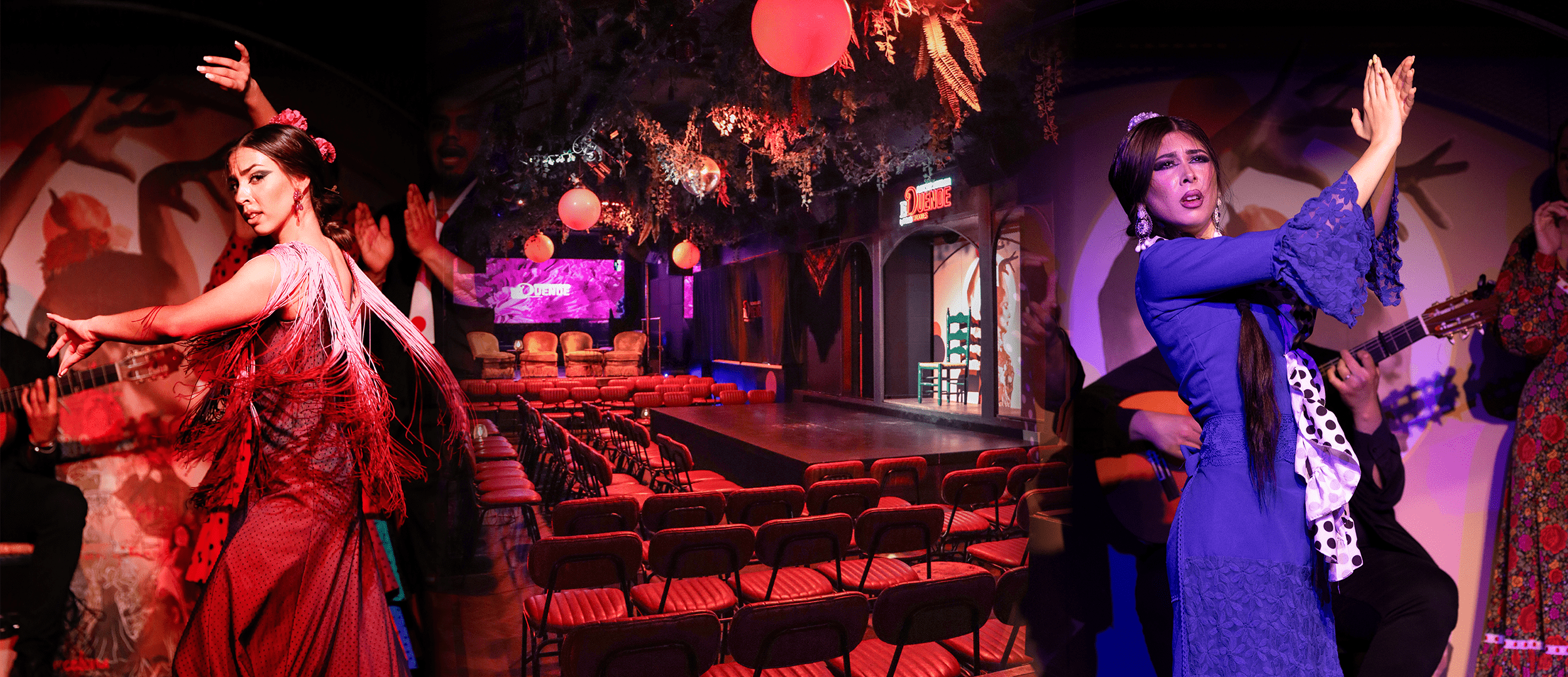 Bailaoras flamenco show venue bar