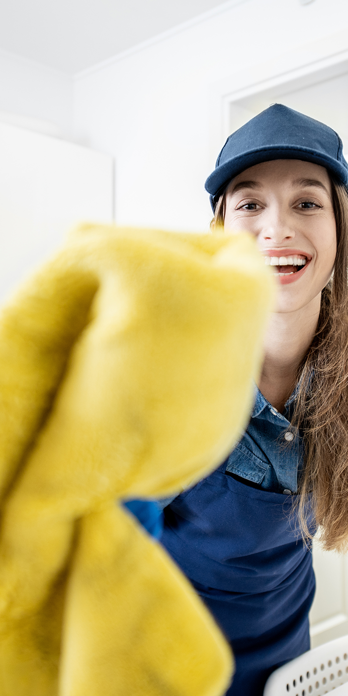 Produktbild von Jantex Hygiene-Besen Mit Weichen Borsten In Blau – 45,7 Cm Für Sanfte Reinigung