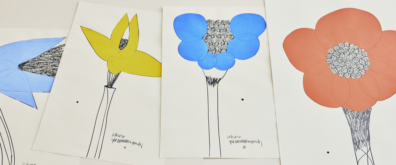 安田松齋（五代松齋）和田三造画伯下絵「ヒマラヤ乃松乃図飾り皿」 安田松齋（五代松齋）和田三造画伯下絵「ヒマラヤ乃松乃図飾り皿