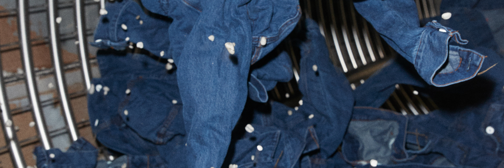 Closed denim production process