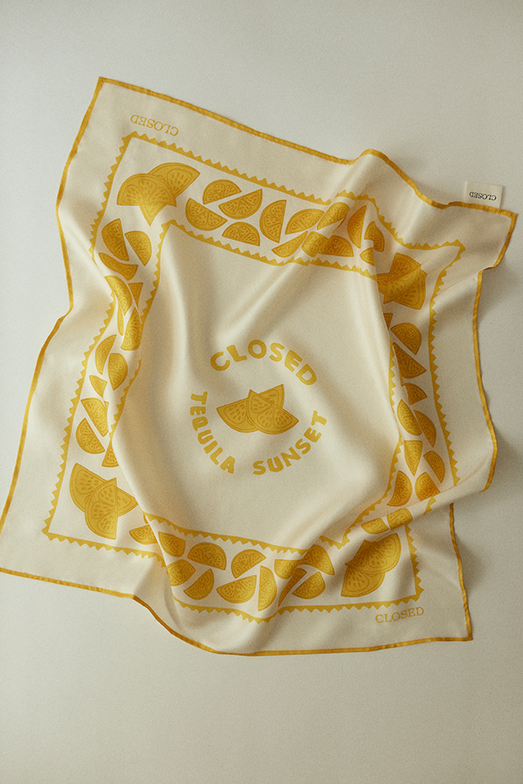 Closed Silk Scarf