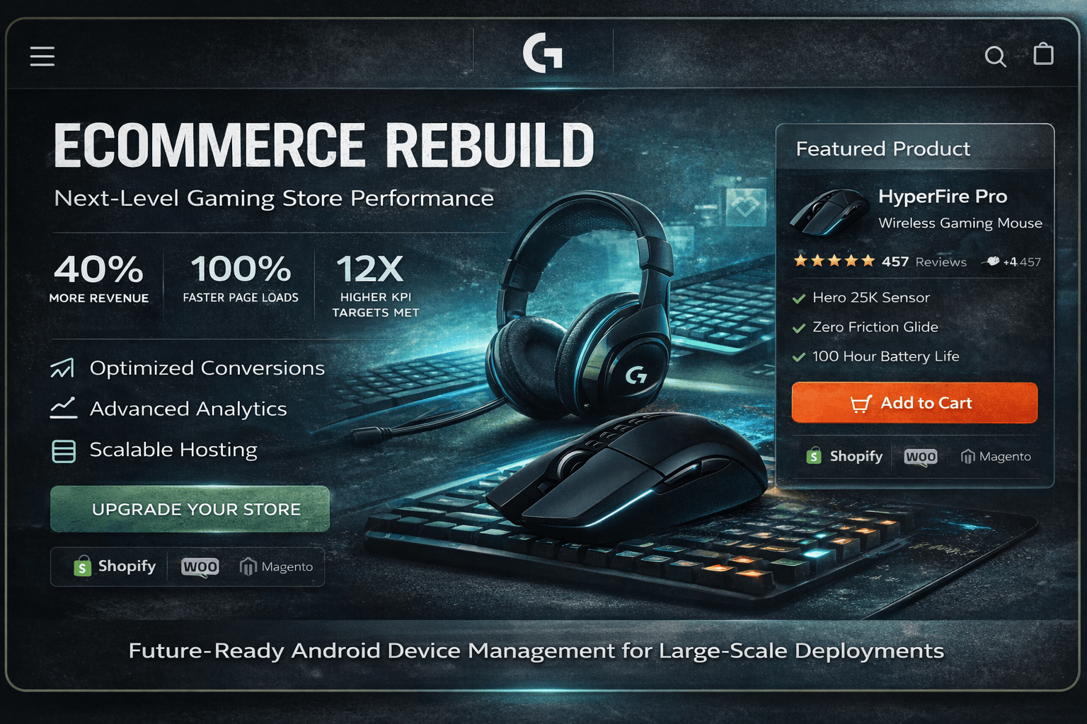 Ecommerce Platform Migration & Global UX Rebuild