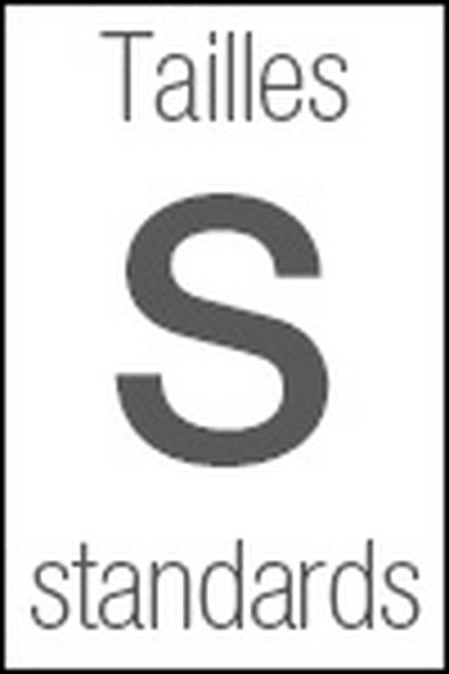 Tailles standards