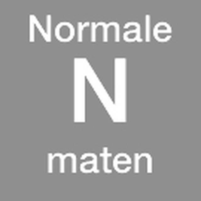Normale maten
