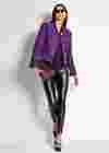 Cooler Abendstyle mit Blazer, Lederleggings und edlem Schluppenshirt