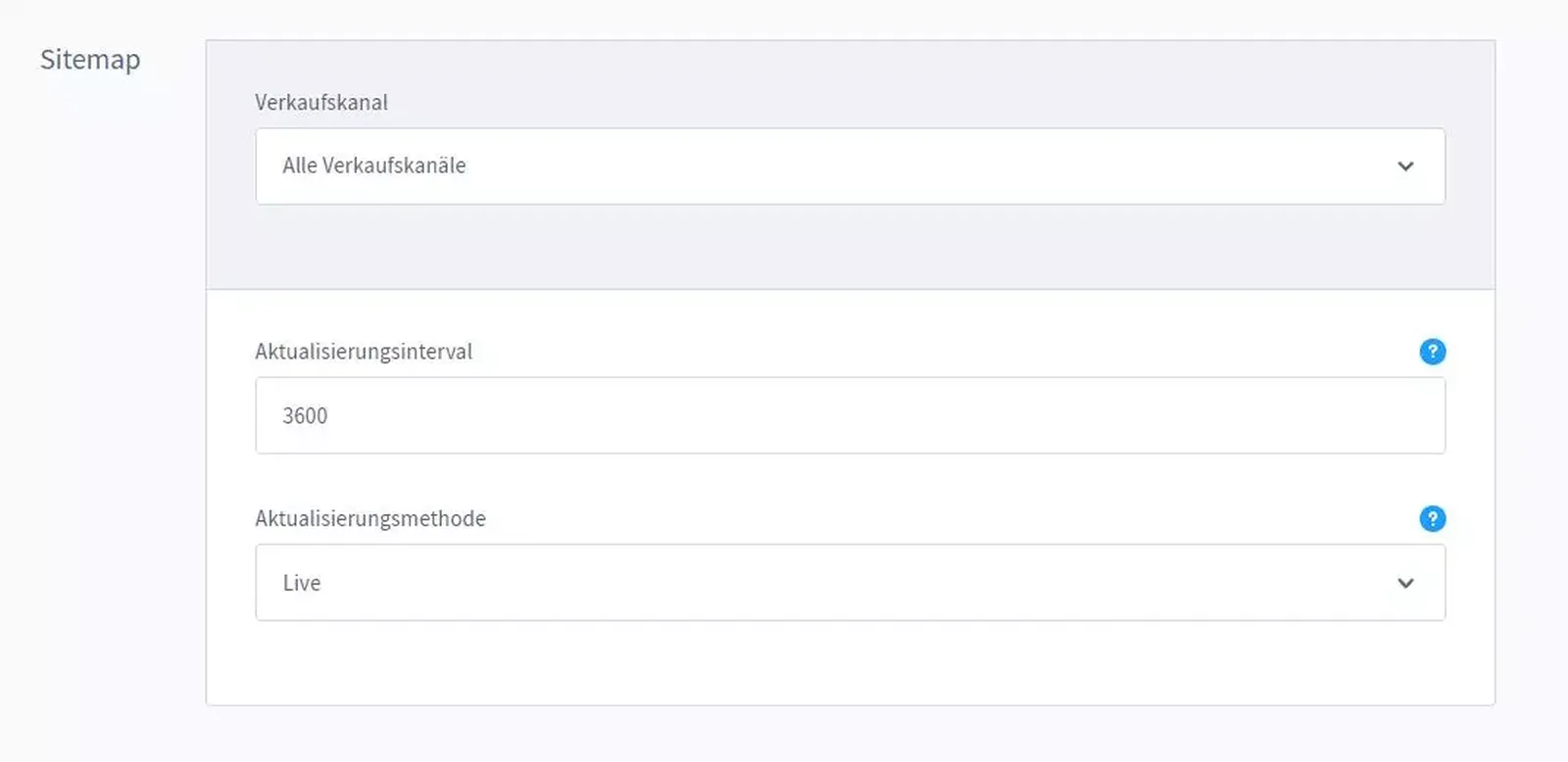 Shopware 6 - Sitemap