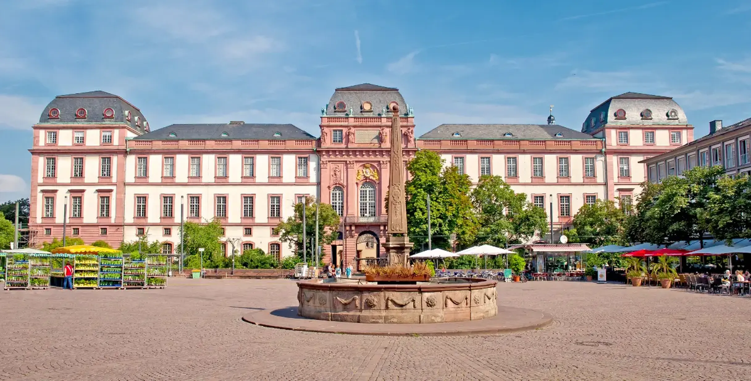Blick auf die Stadt Darmstadt