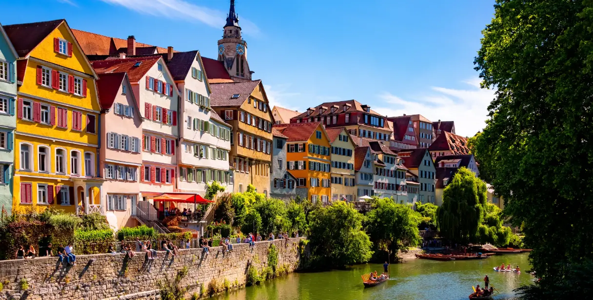 Blick auf die Stadt Tübingen