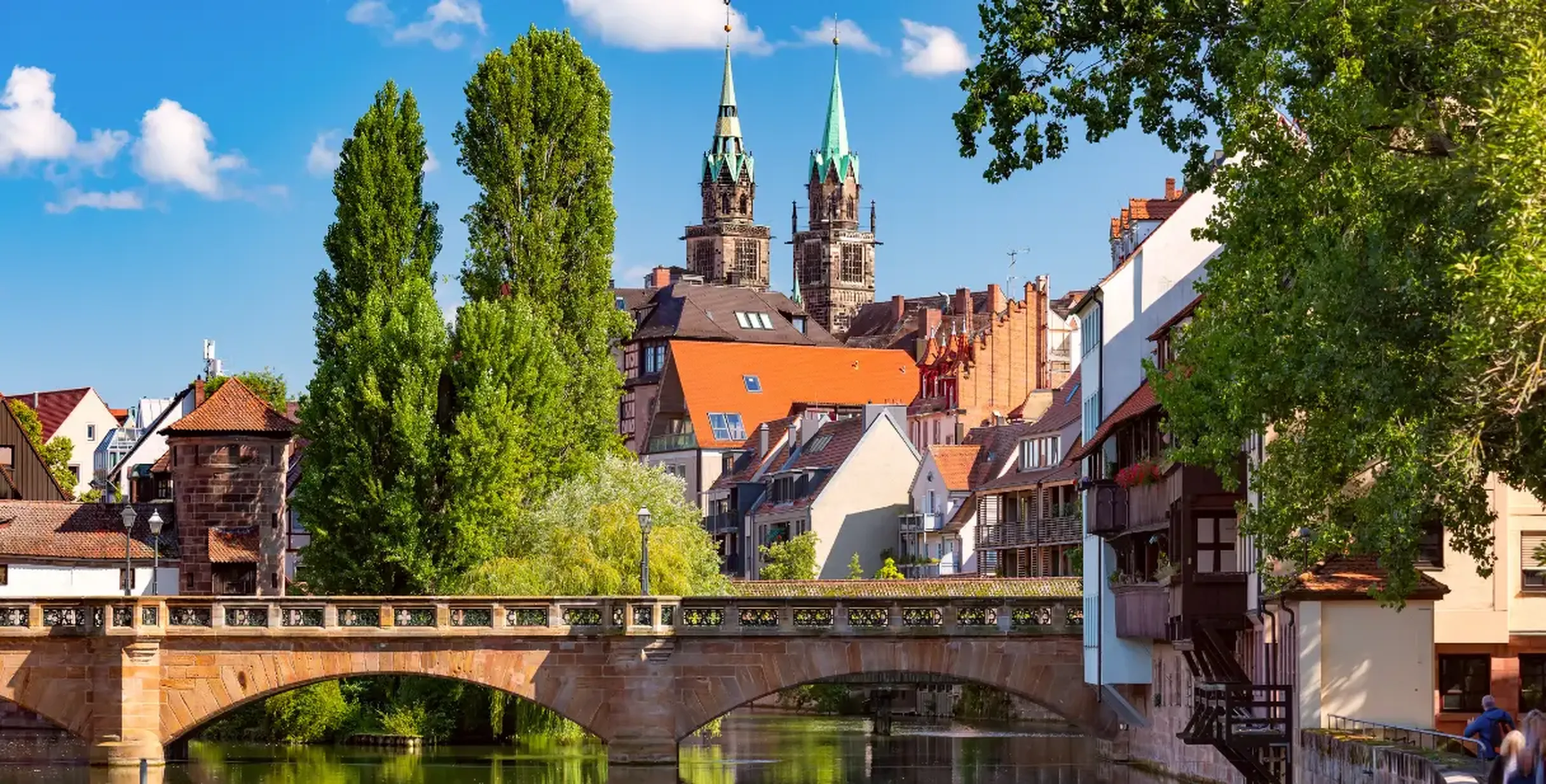 Nürnberg Blick auf die Stadt