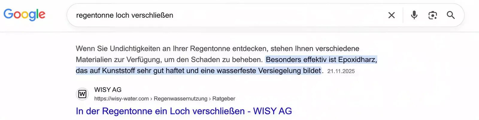 Featured Snippet