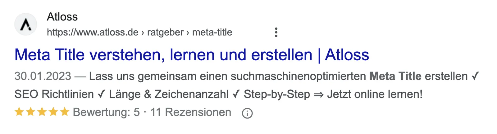 Meta Titel erstellen