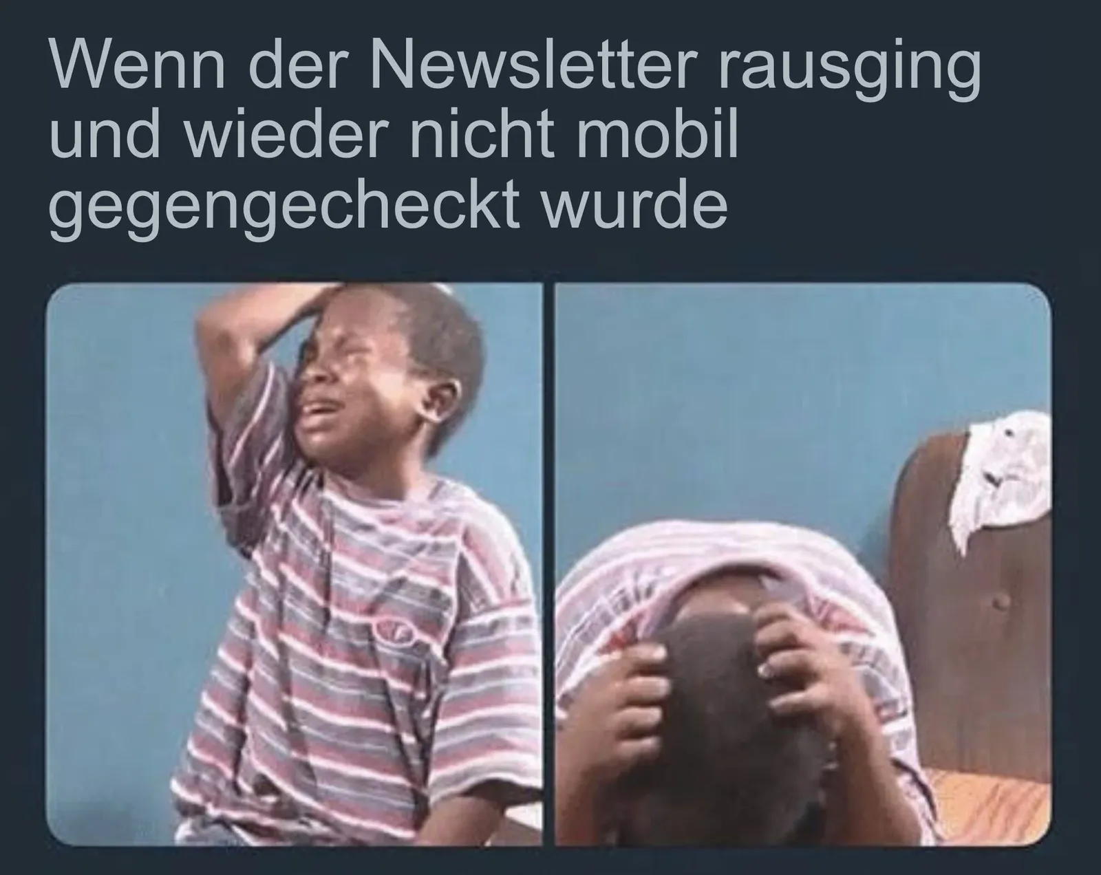 Black Kid Crying Meme